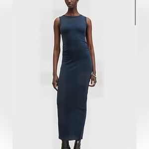 NWT AllSaints Katrina maxi dress midnight blue size 8